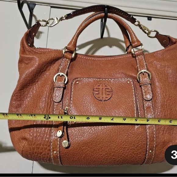 VINTAGE (LIKE NEW )ANTONIO MELANI Leather Satchel Bag, made of fine leather - Picture 15 of 17